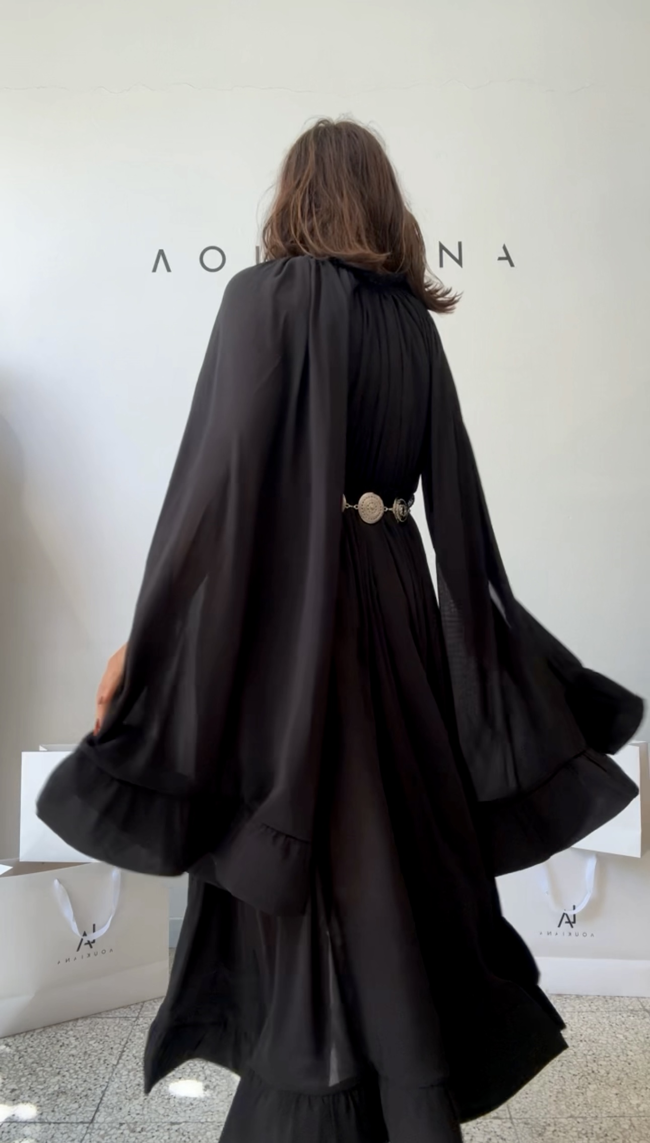 Midi Dress in Black