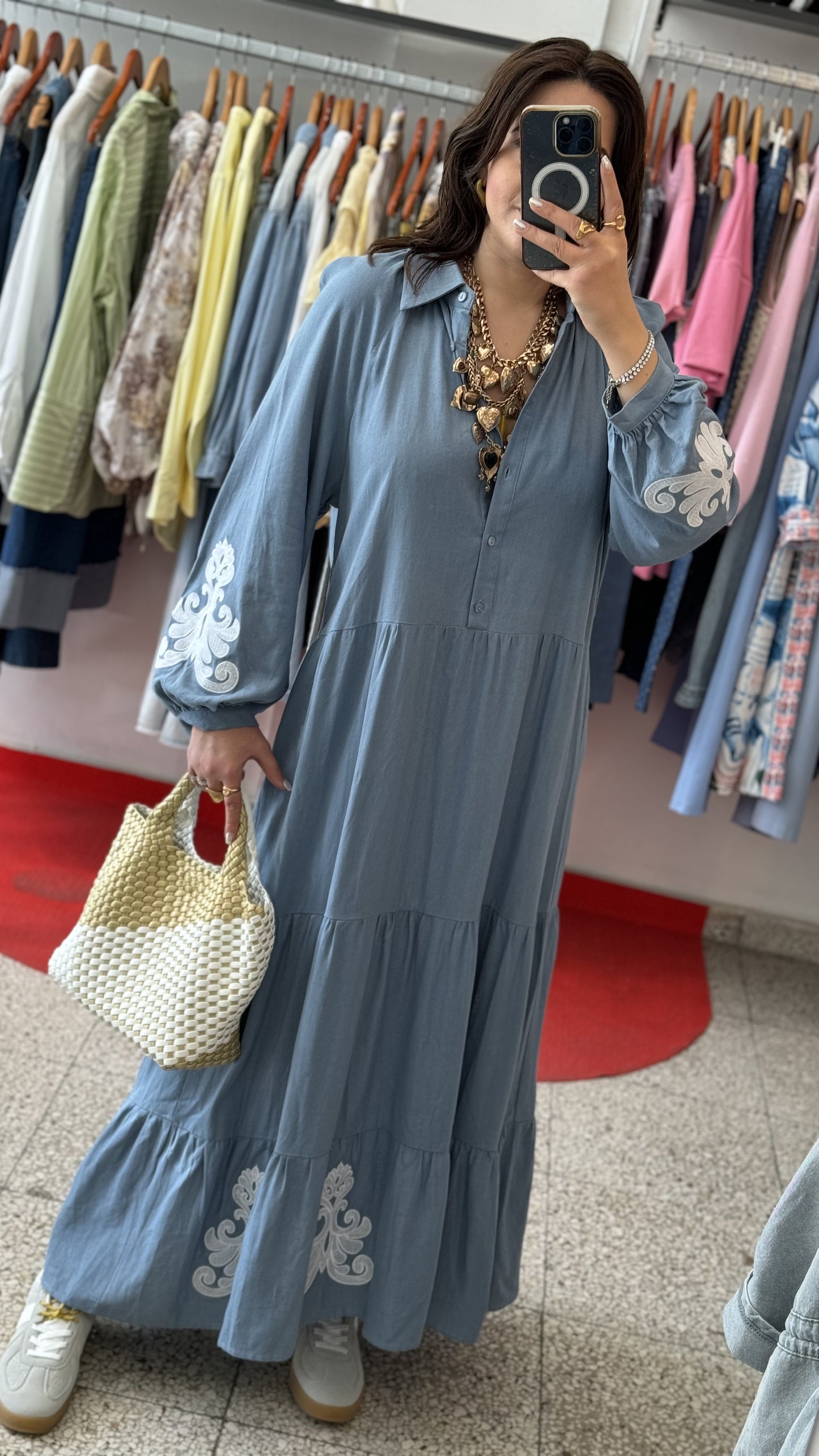 Maxi Dress in Denim