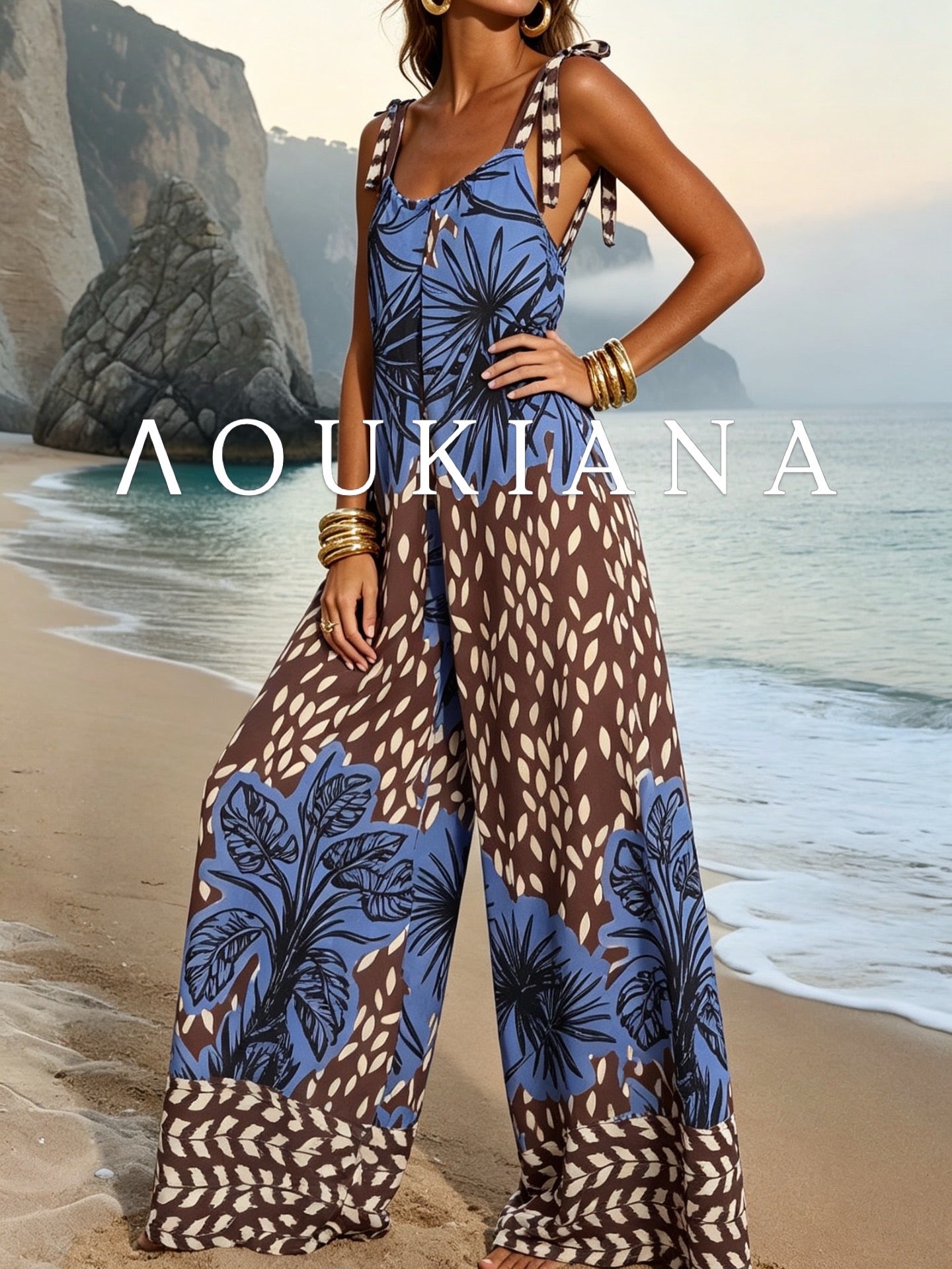 Tropical Maxi Jumpsuit