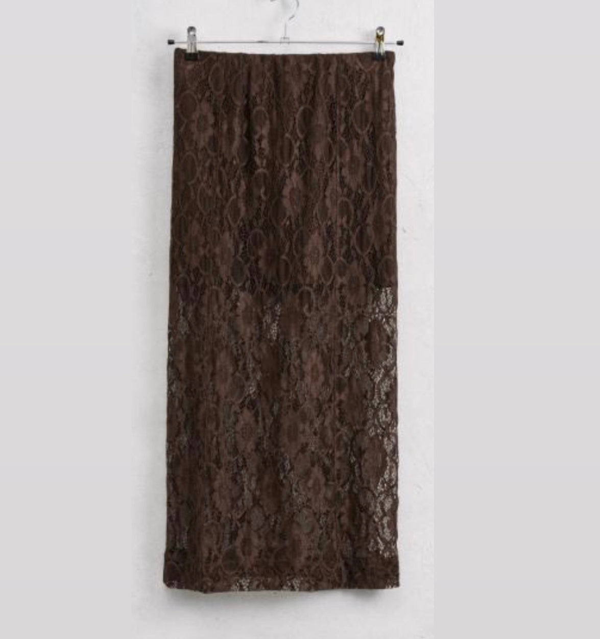 Lace Skirt in Brown