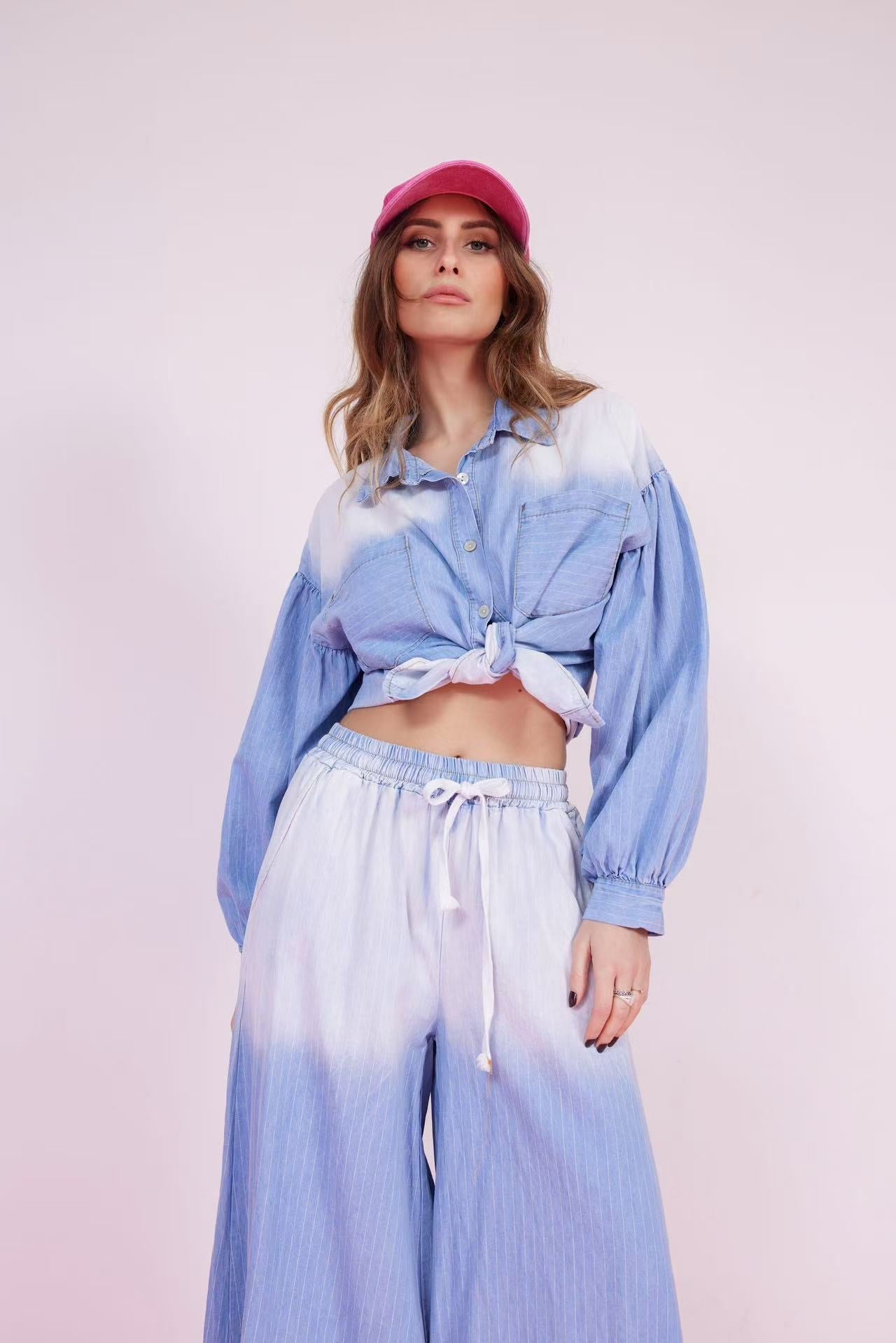 Relaxed Set in Denim