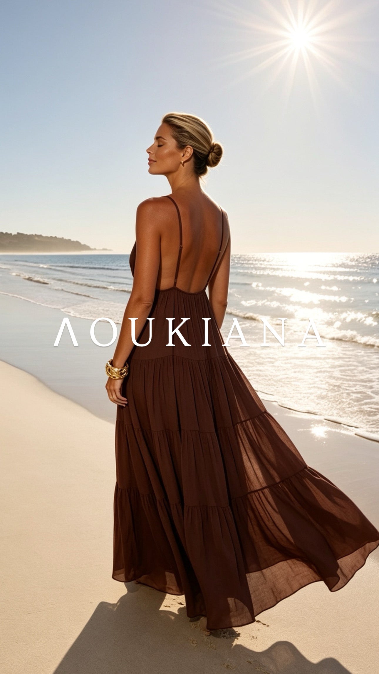 Maxi Dress in Brown