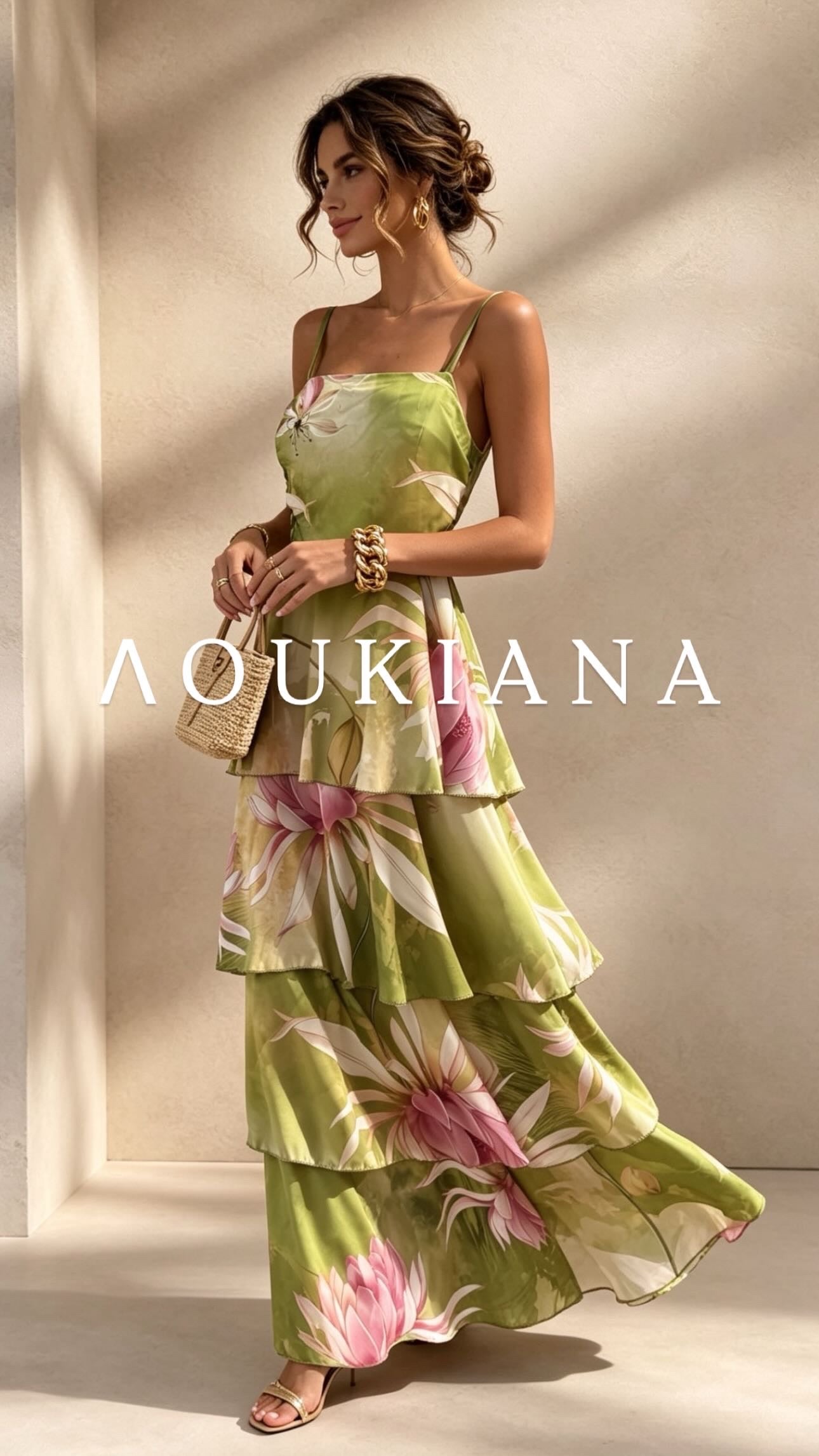 Floral Dress in Green