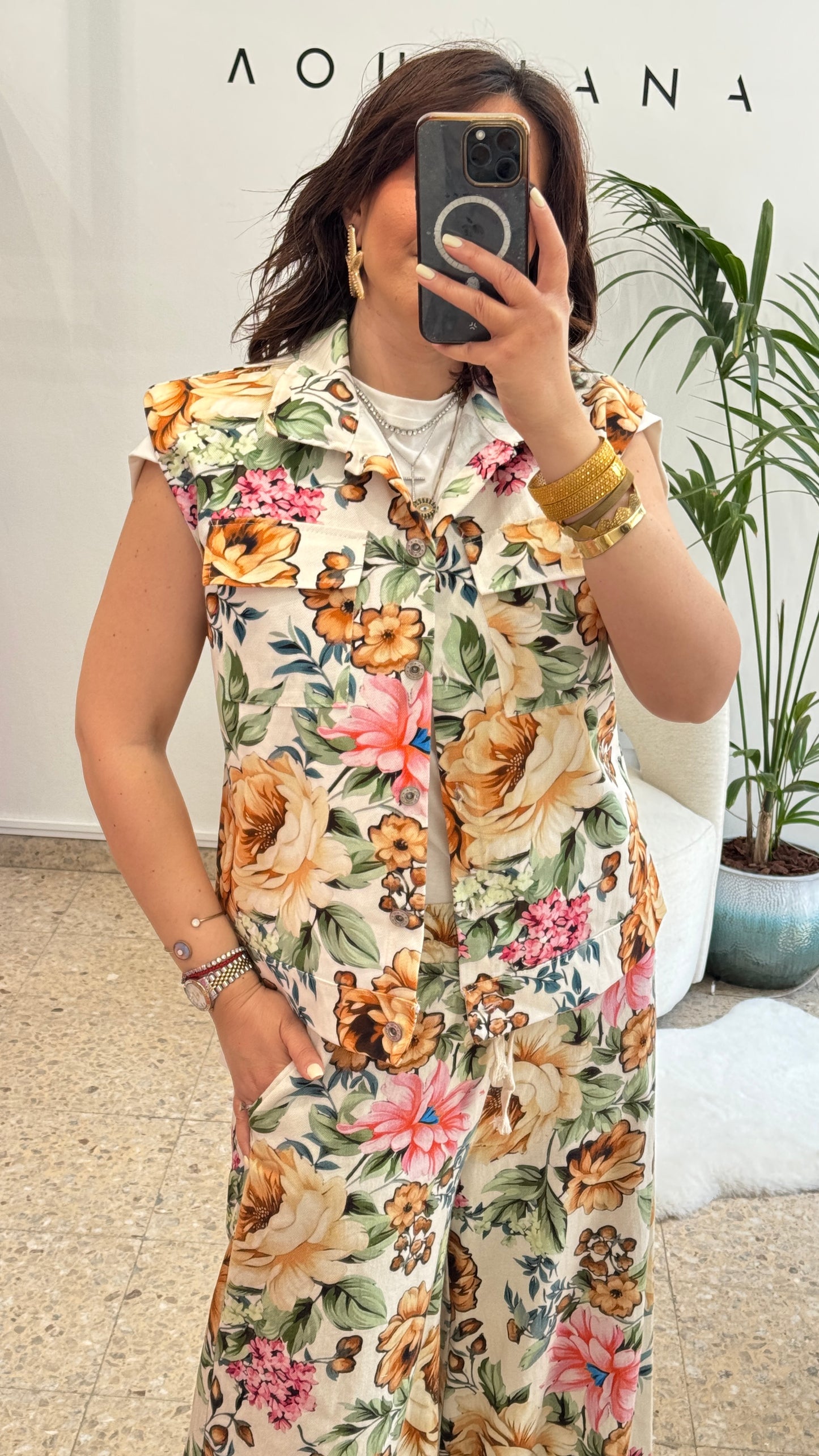 Floral Denim set
