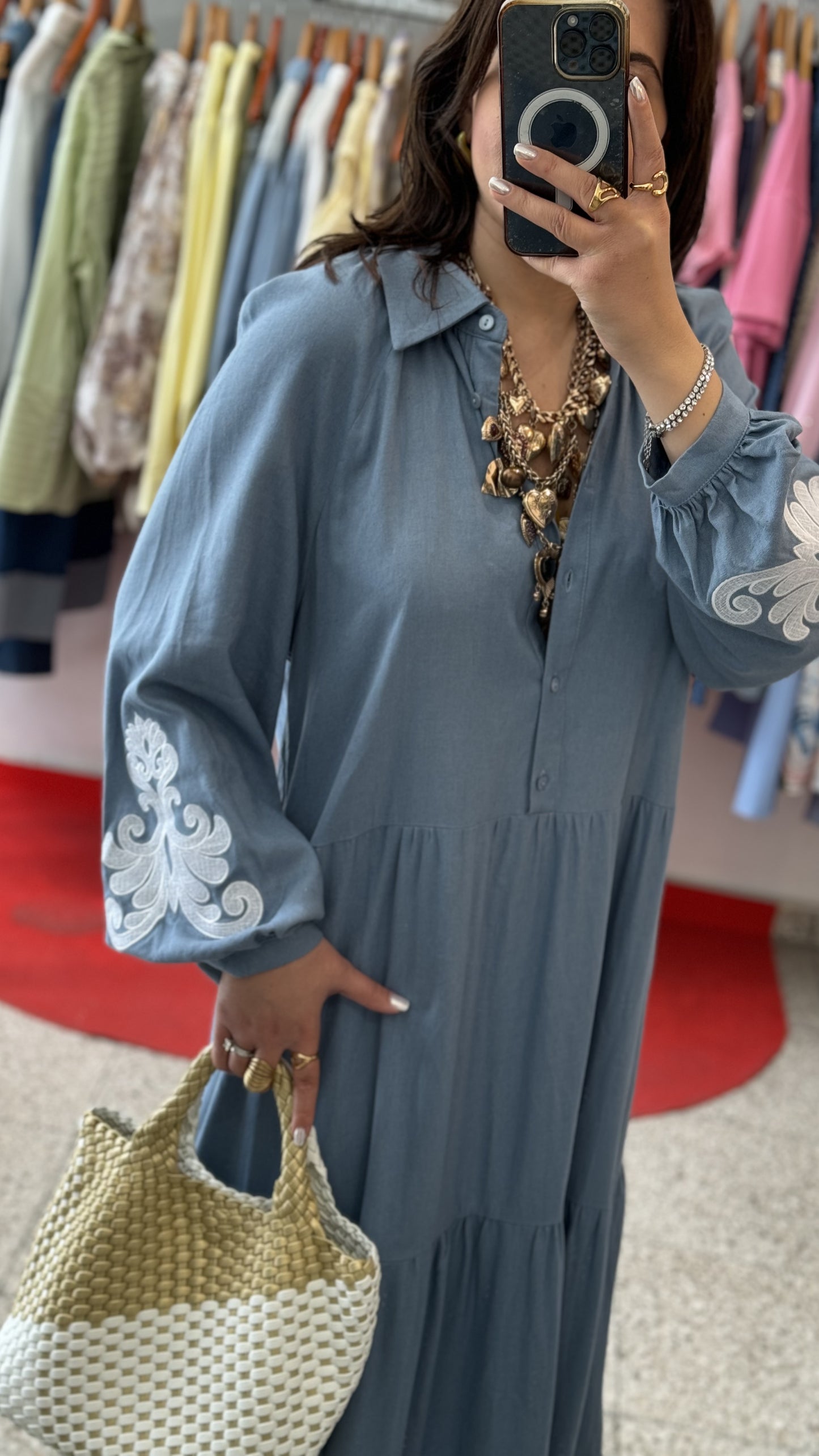 Maxi Dress in Denim