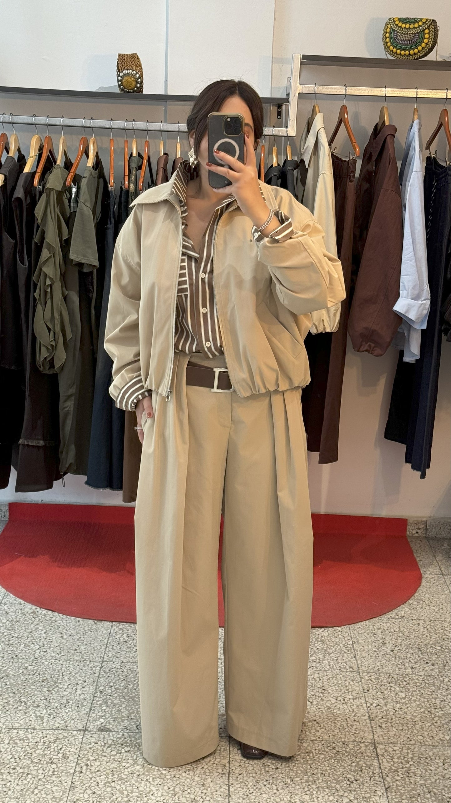 Relaxed Set in Beige
