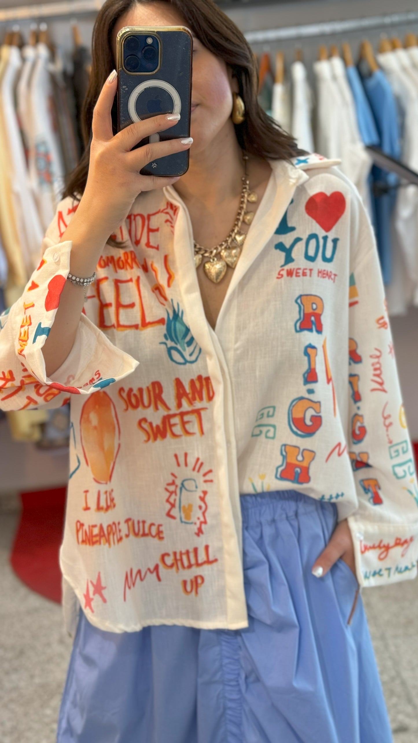 Spring Shirt with Print