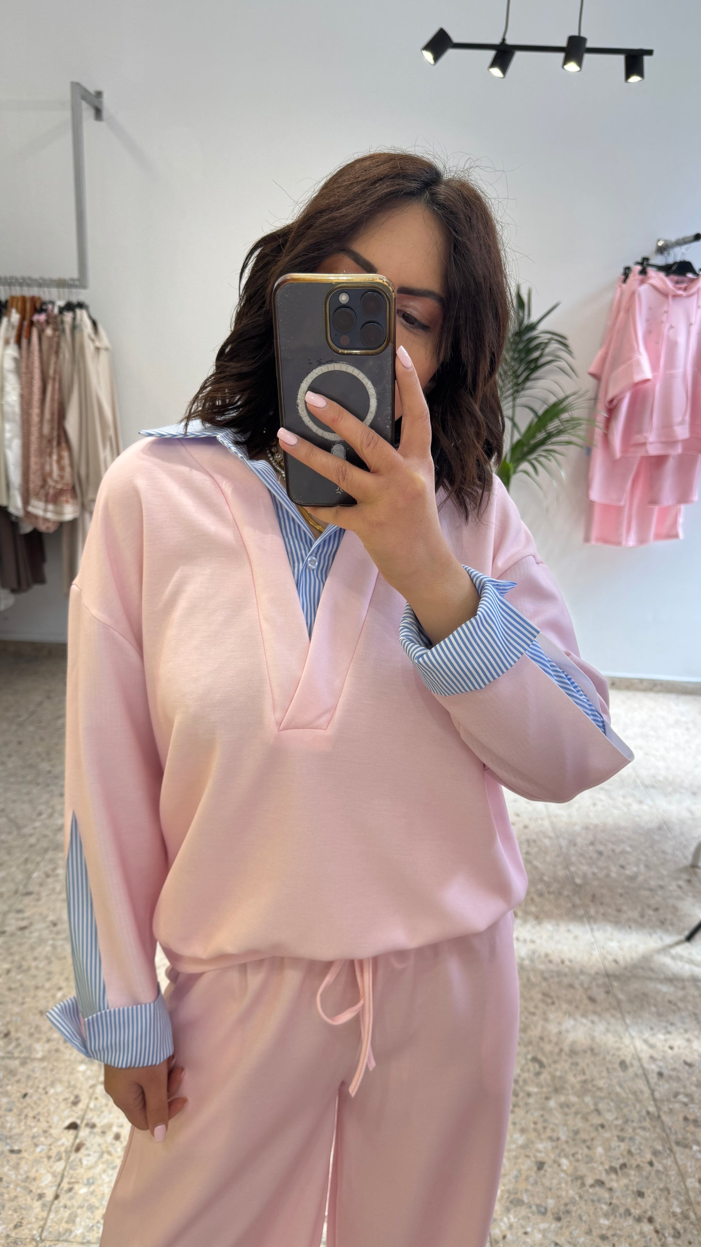 Tracksuit Set in Pink