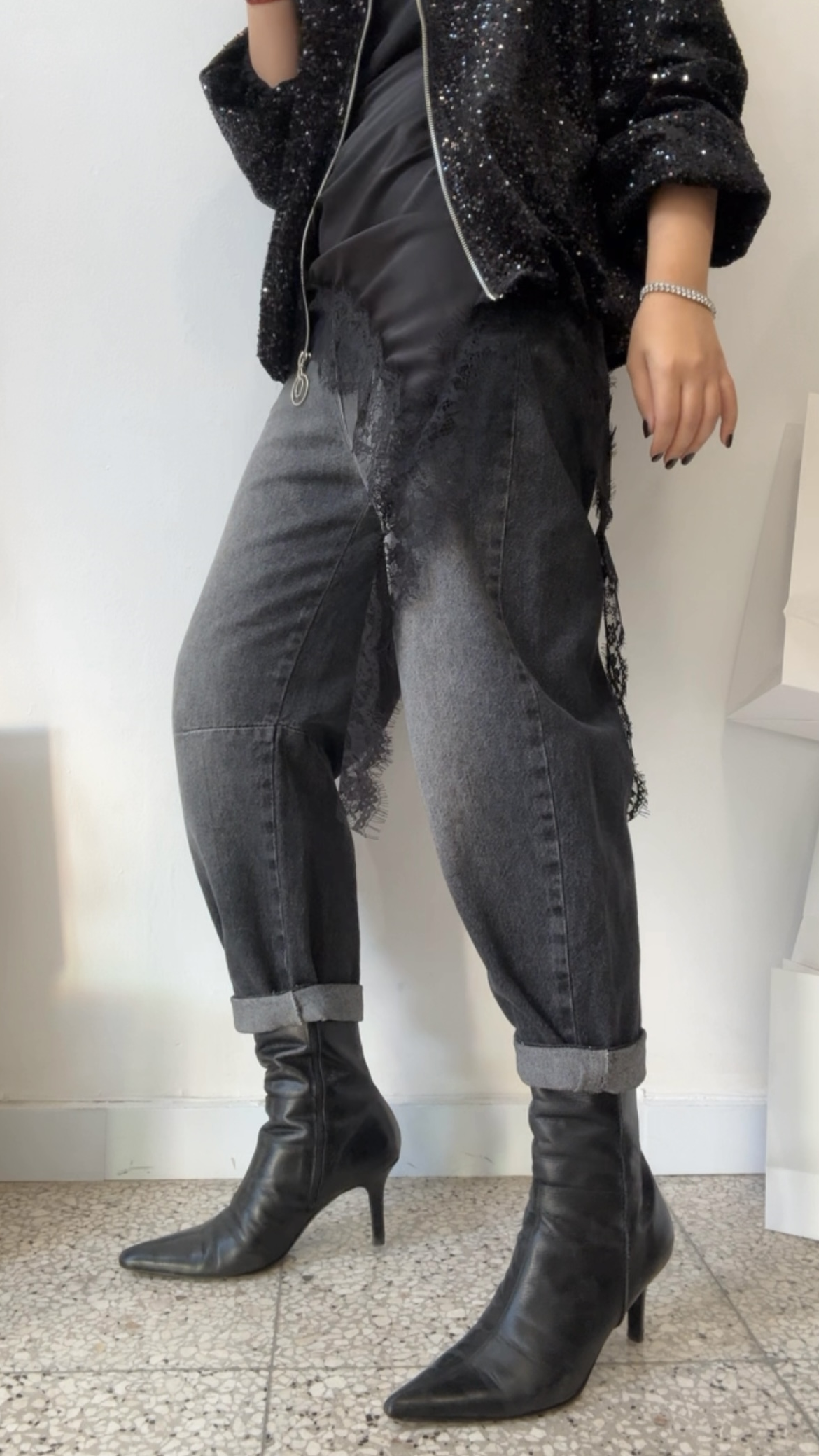 Jeans with Wash Effect