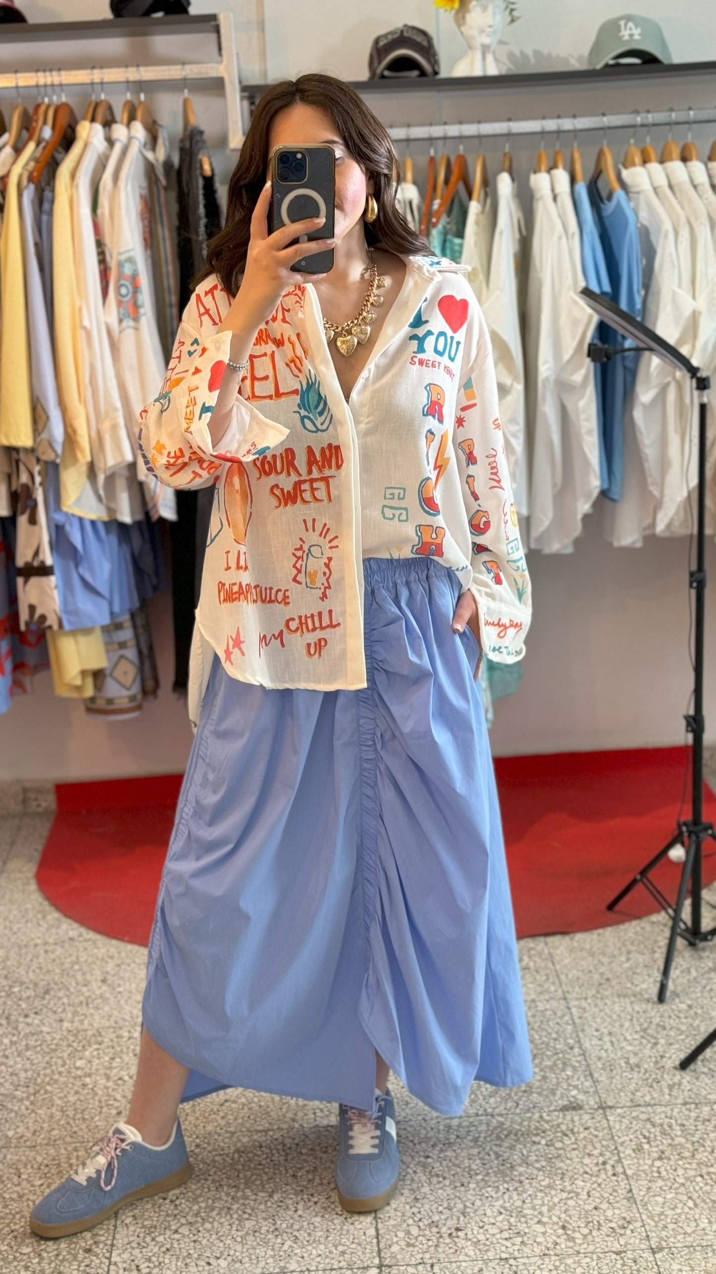 Spring Shirt with Print