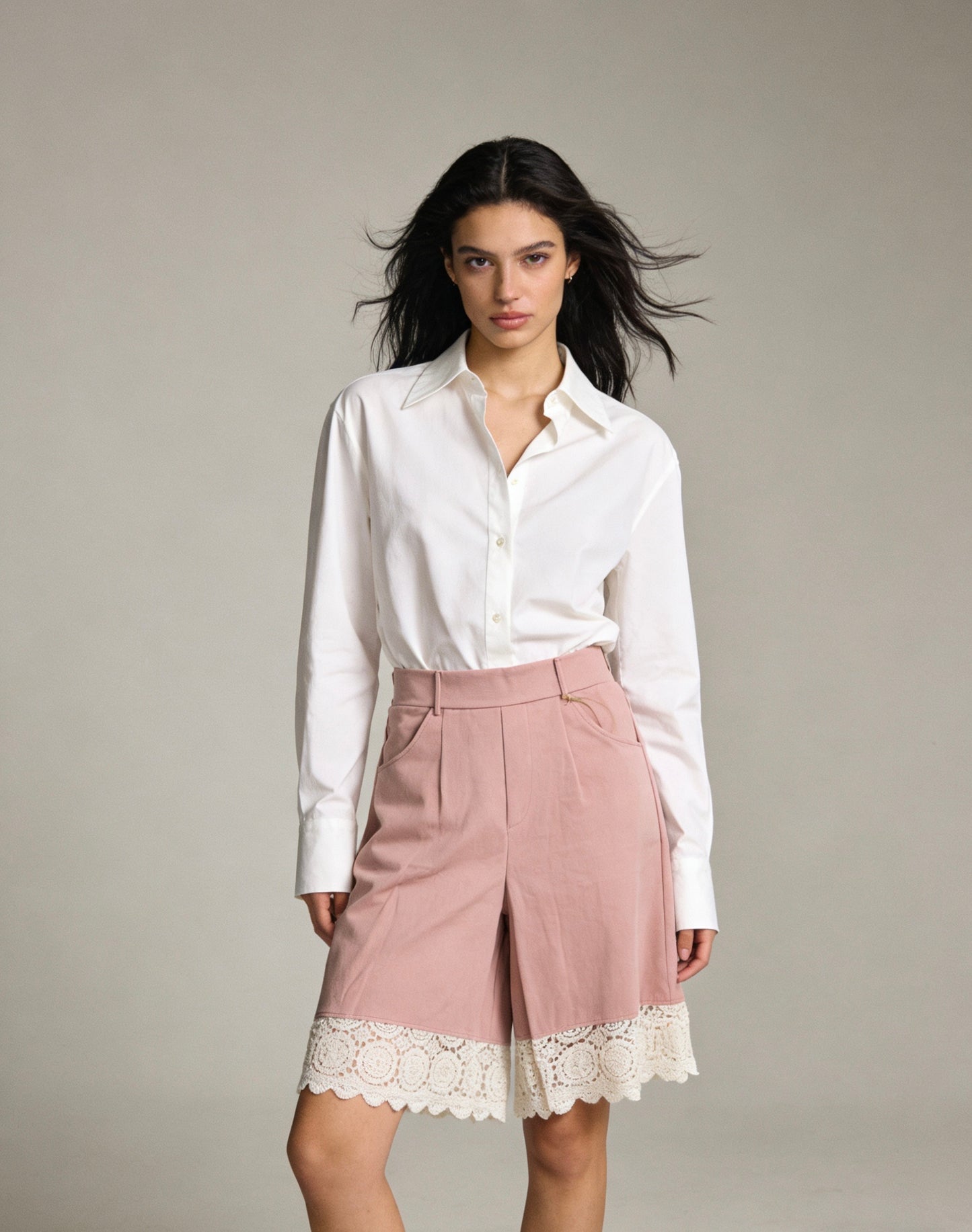 Bermuda Shorts in Pink