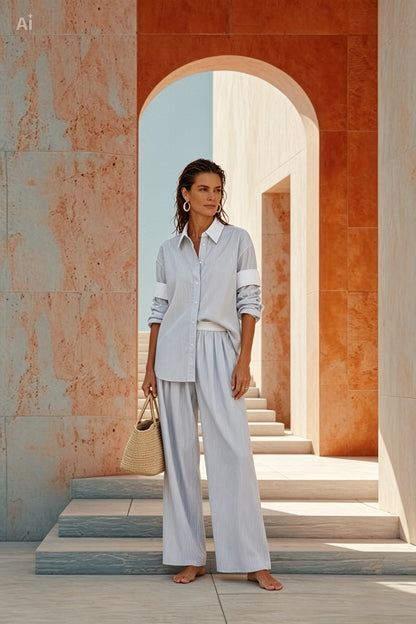 Relaxed Set in White