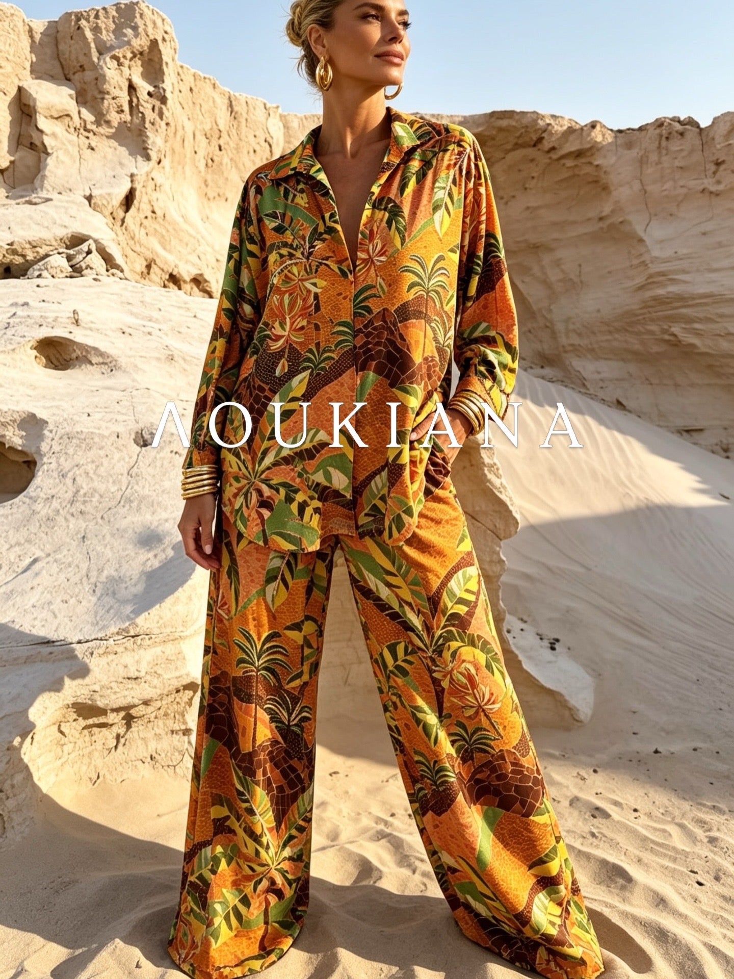 Tropical Set in Orange