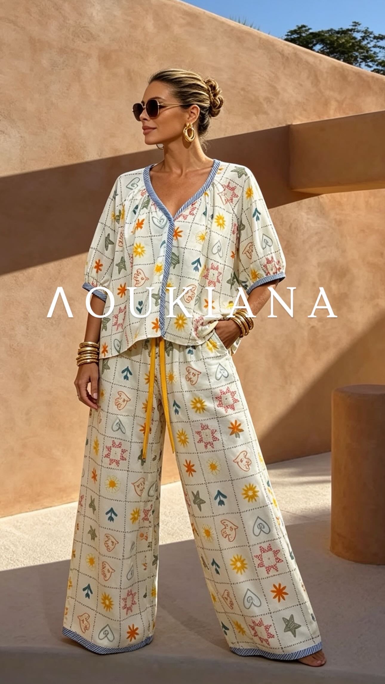Printed Summer Set