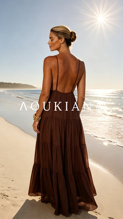 Maxi Dress in Brown
