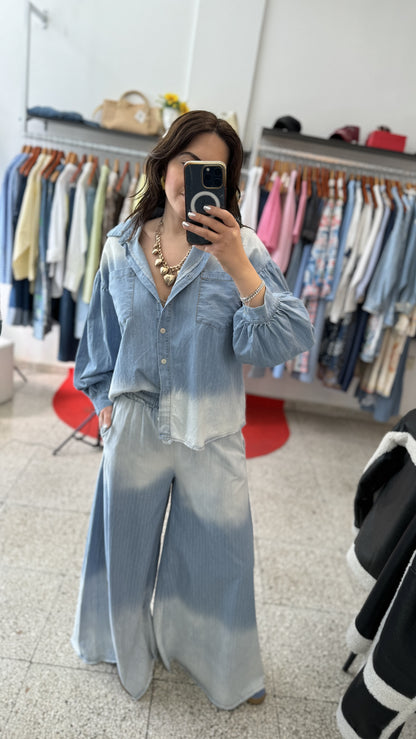 Relaxed Set in Denim