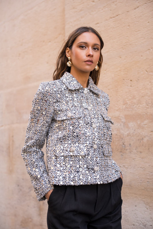 Jacket with Sequin Details