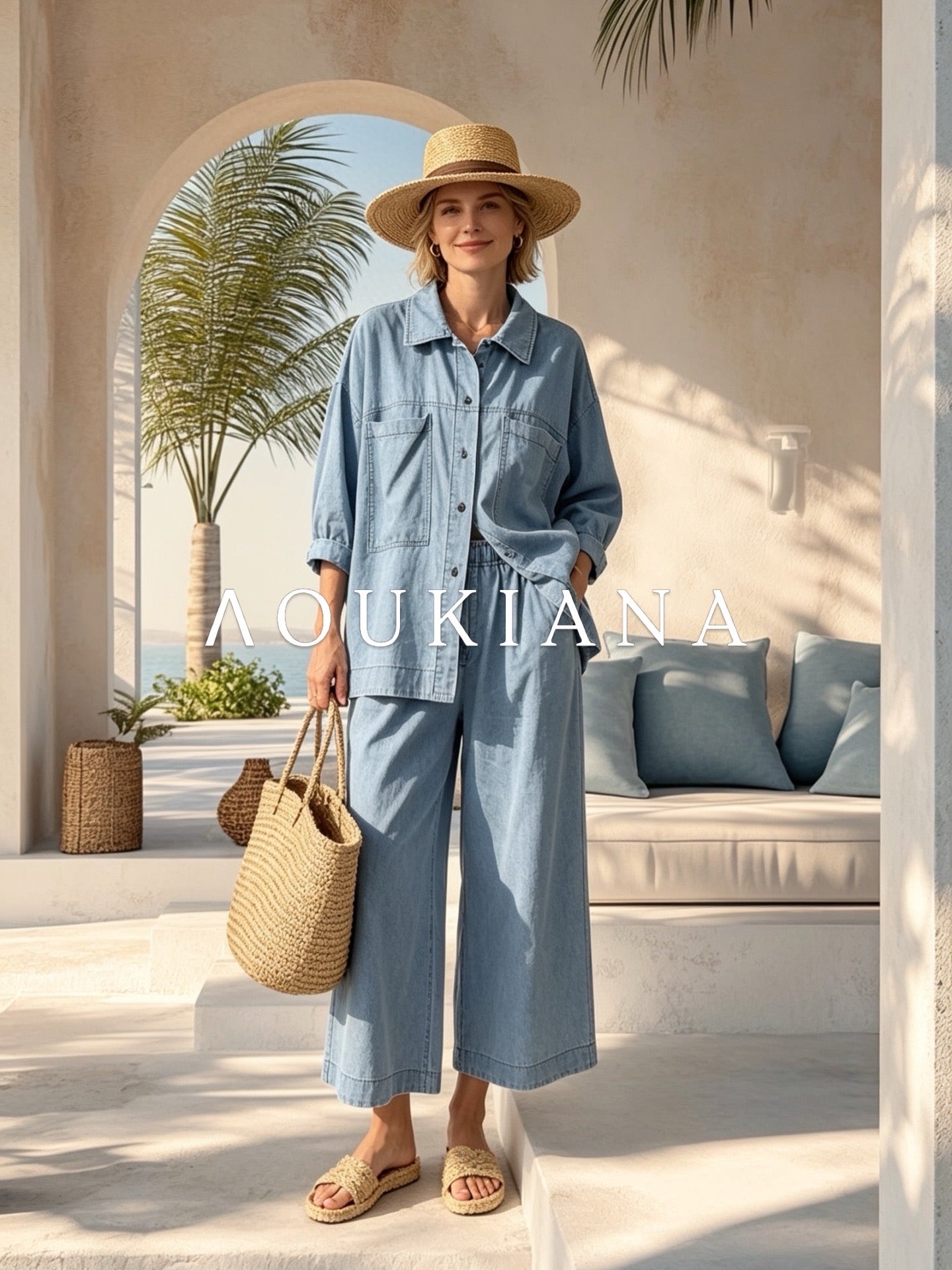 Denim Set in Blue