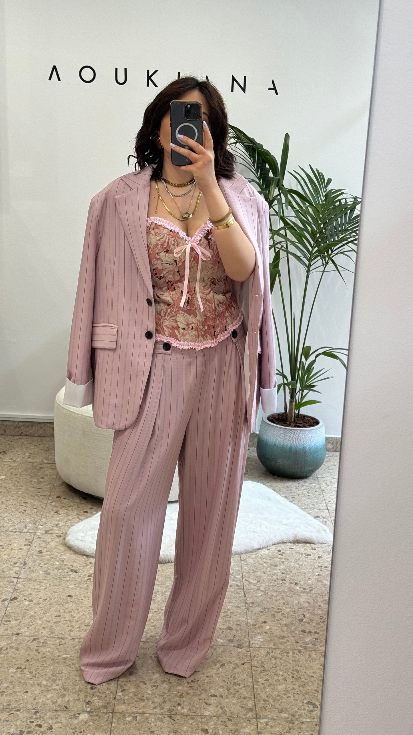 Romantic Bustier Top in Pink