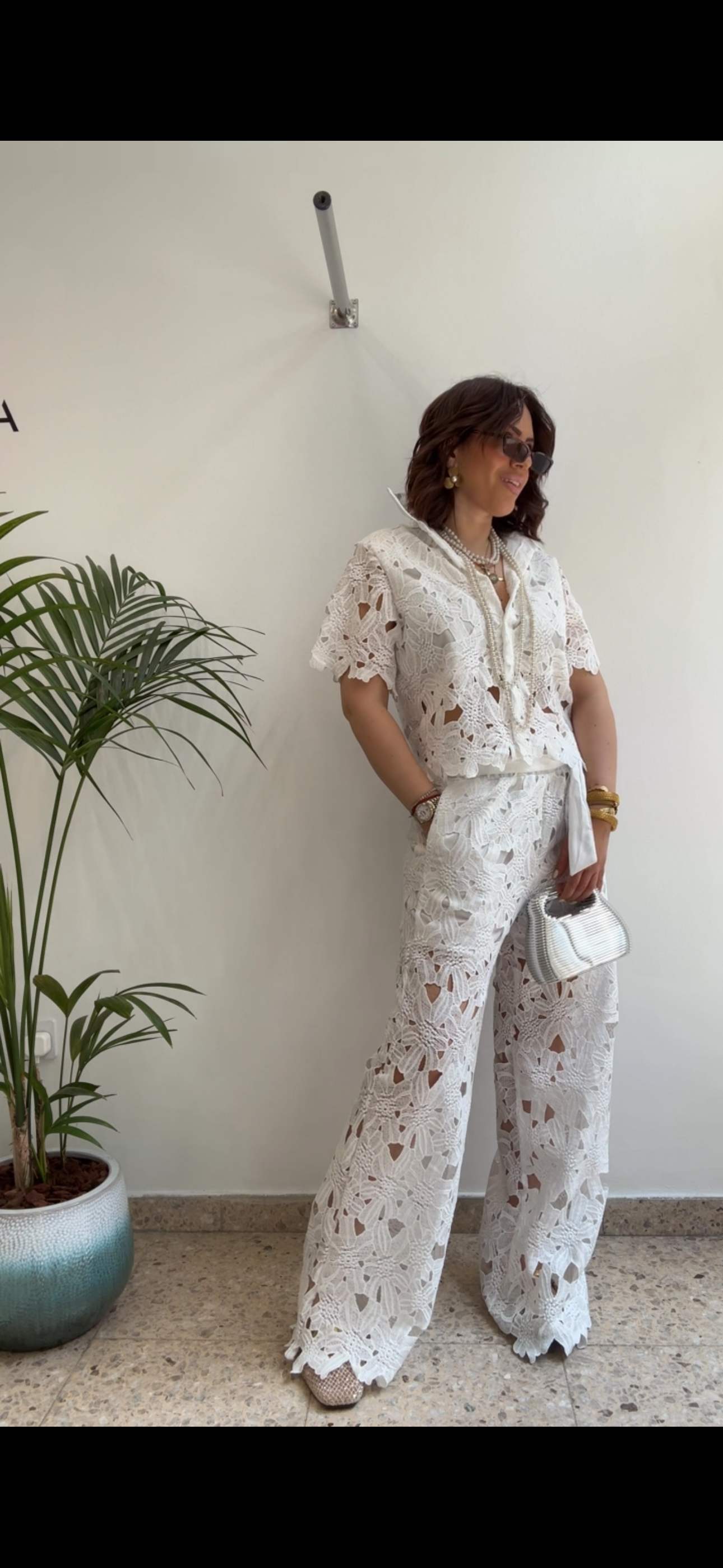 Lace Set in White