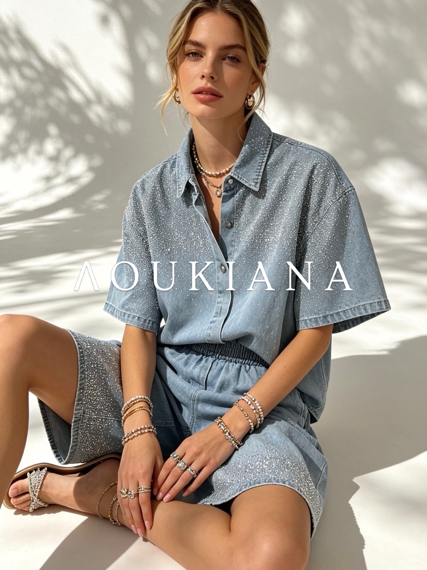 Sparkly Denim Set