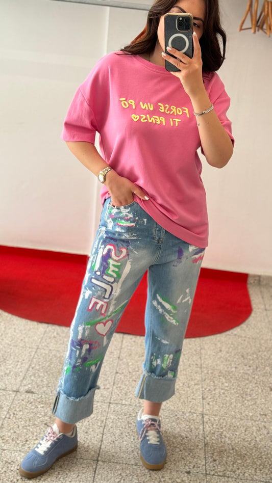 Denim print