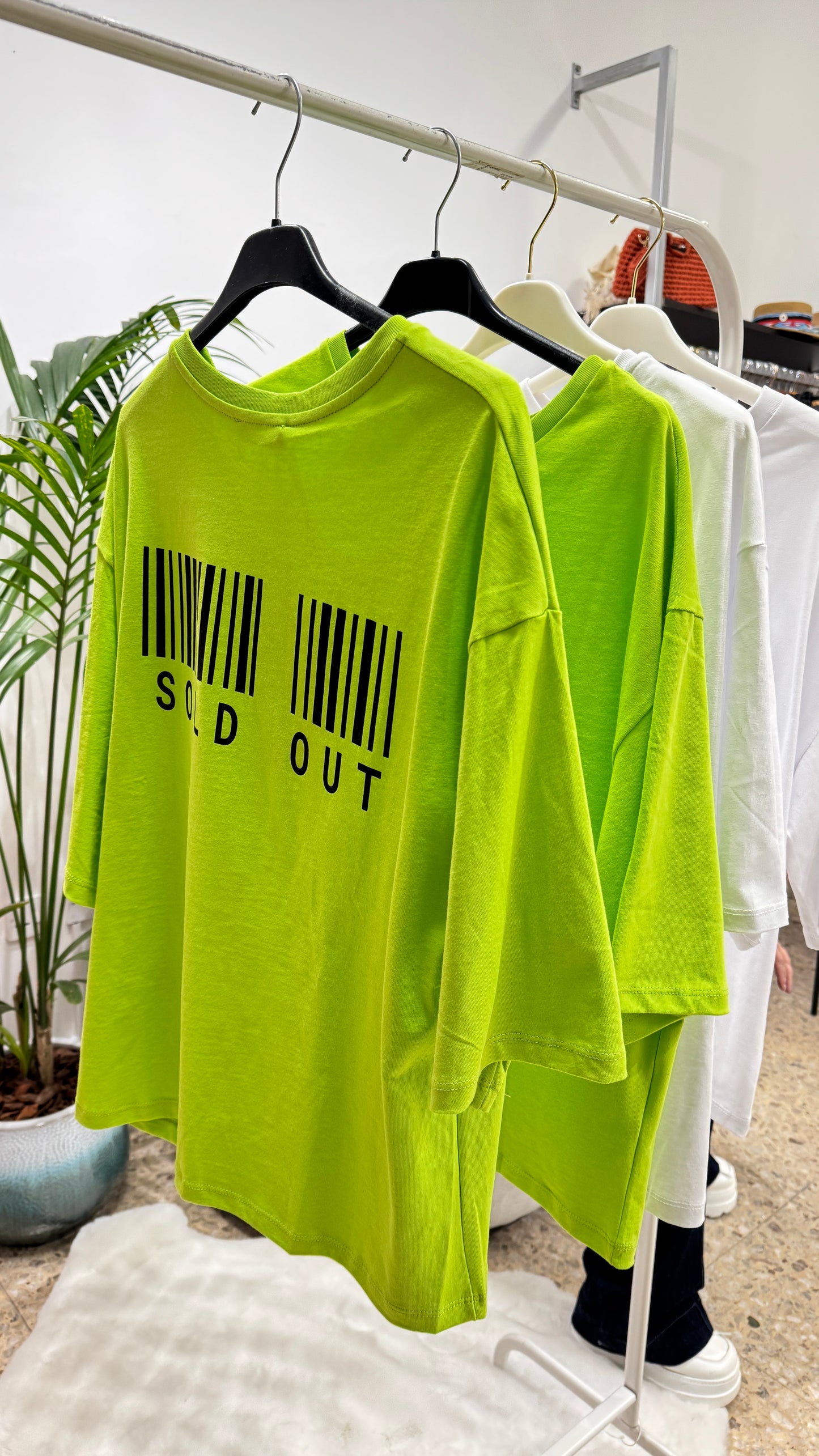 T-Shirt with SOLD OUT Back in Green