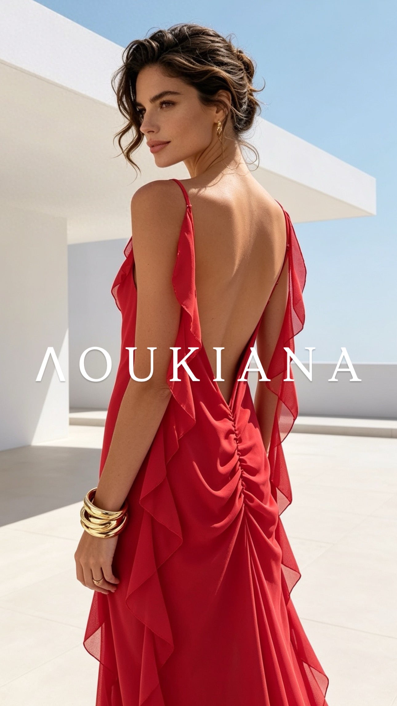 Maxi Dress in Red