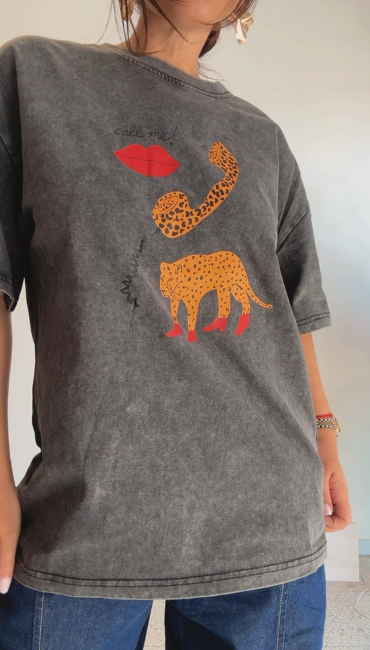 Fun T-Shirt in Gray