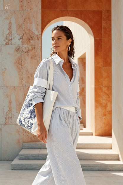 Relaxed Set in White