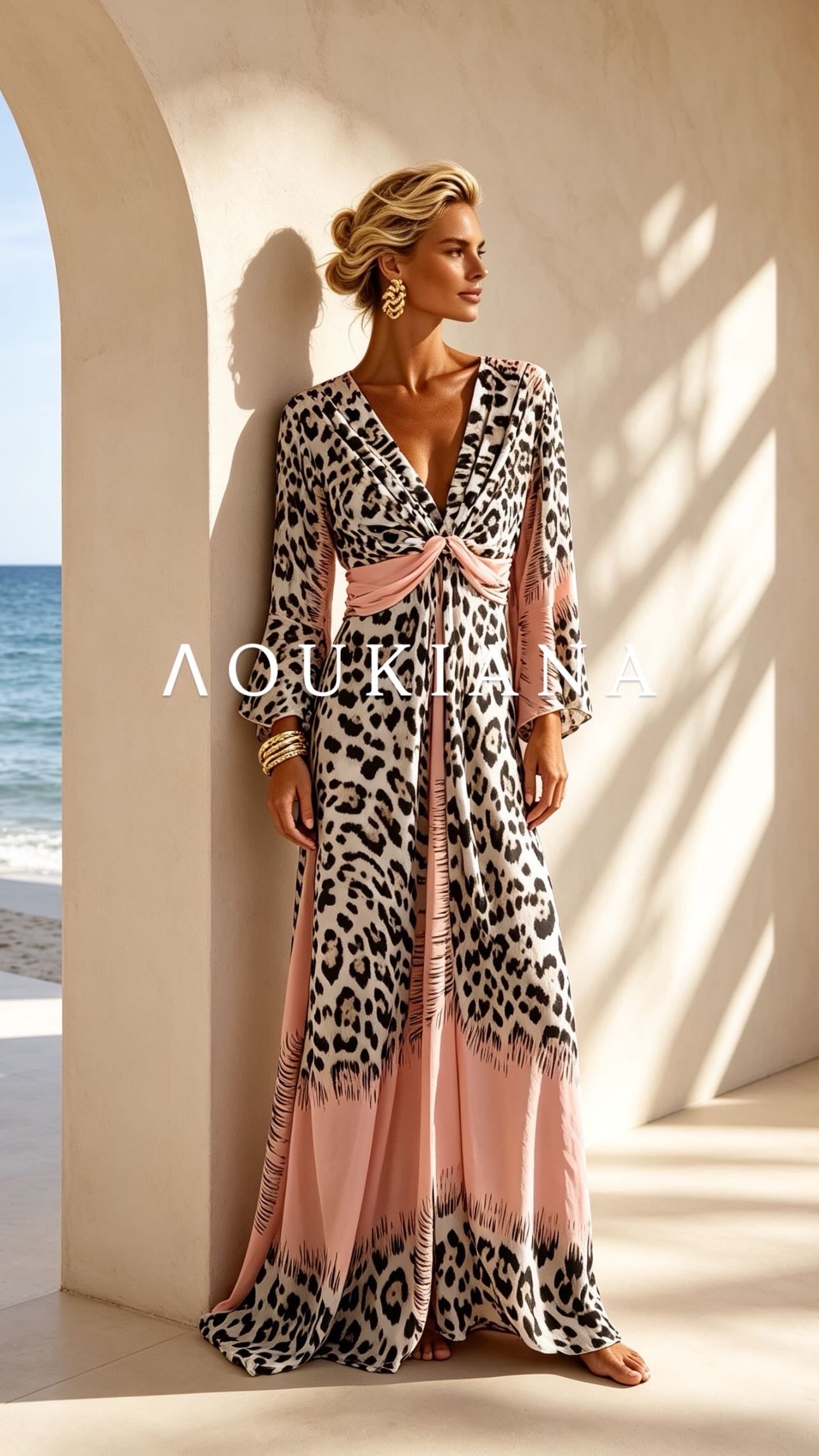 Maxi Dress in Animal Print