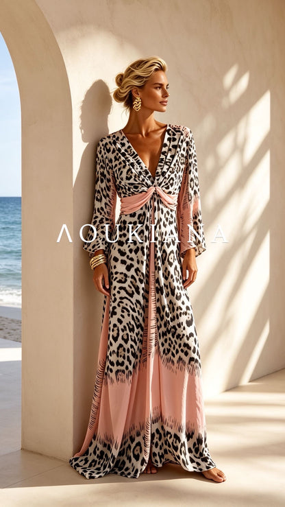 Maxi Dress in Animal Print