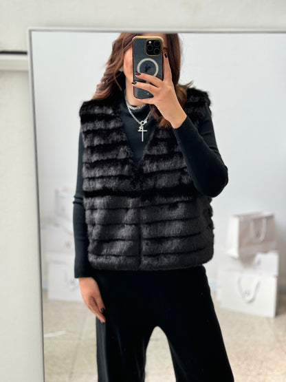 3-piece Vest Set in Black