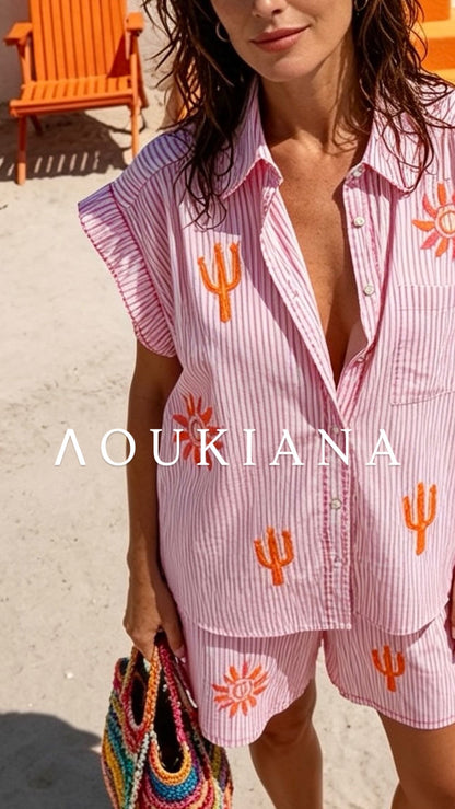 Summer Set in pink & White