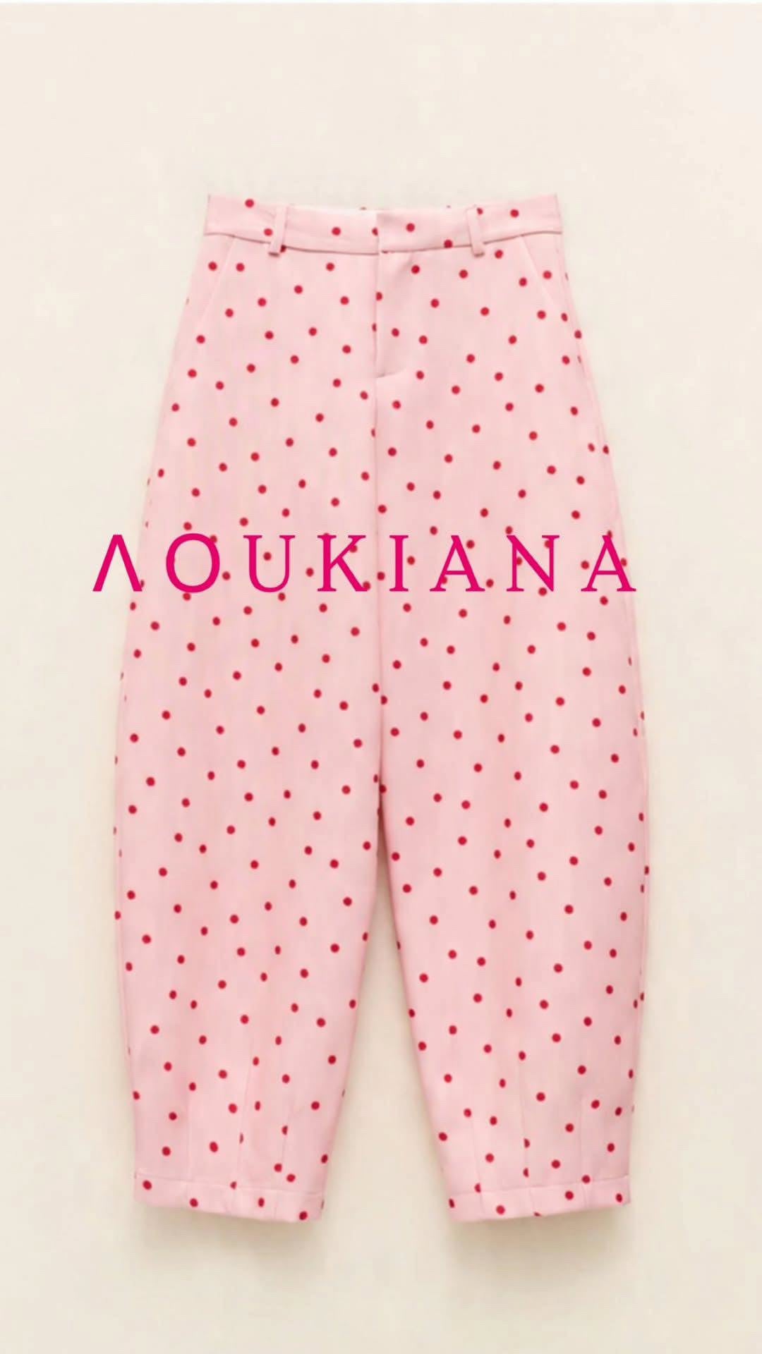 Suit Set in Polka Dot Pink