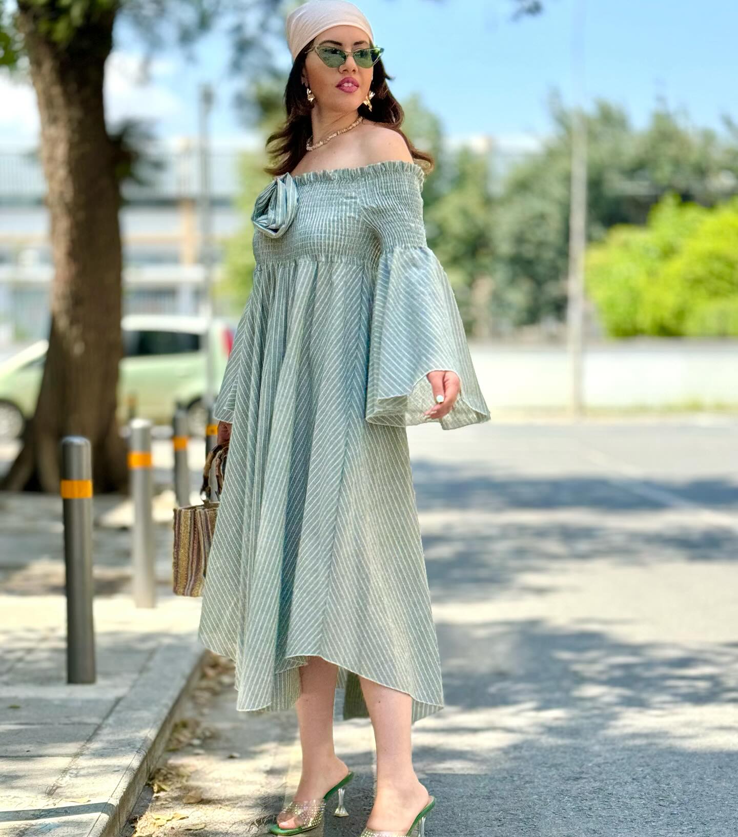 Midi Dress in Mint