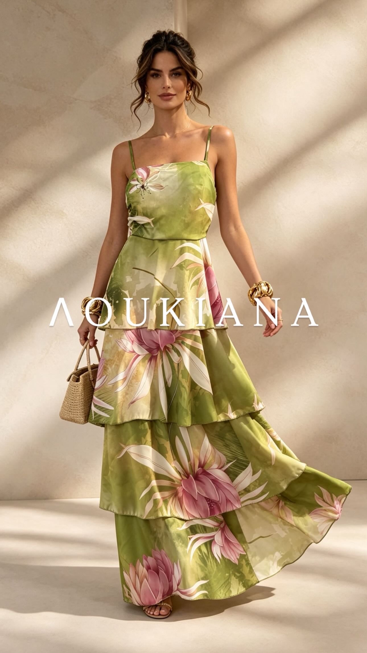 Floral Dress in Green