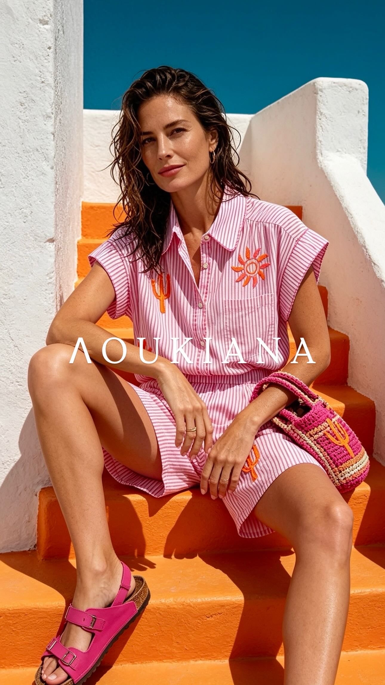 Summer Set in pink & White