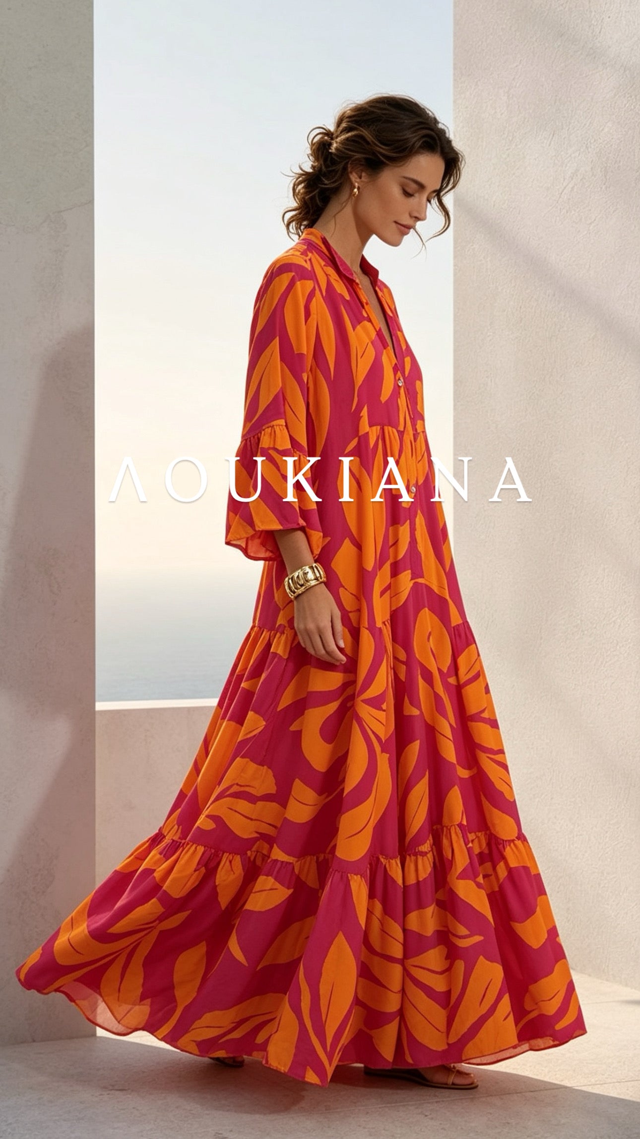 Tropical Maxi Dress