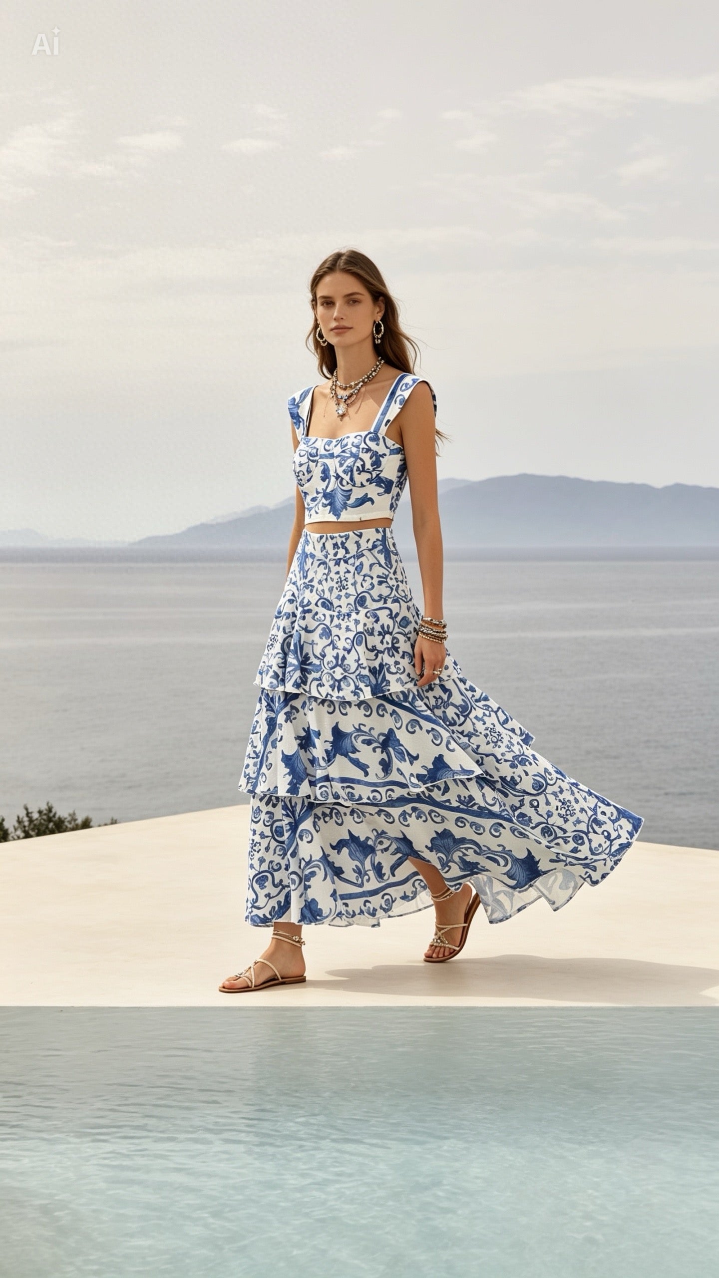 Blue & white dreams all day set