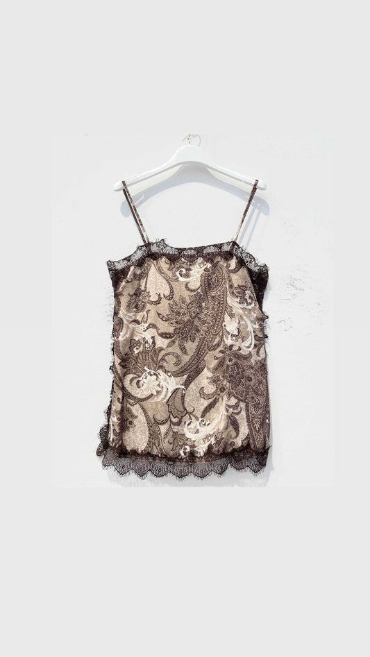 Lingerie in Baroque Print