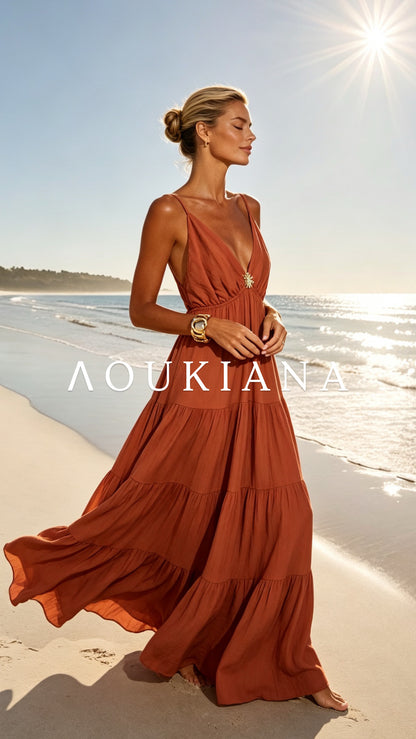 Maxi Dress in Orange