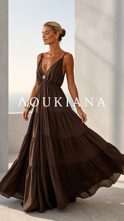 Maxi Dress in Brown