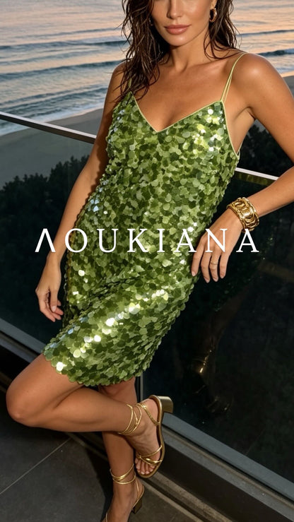 Party Dress in Green