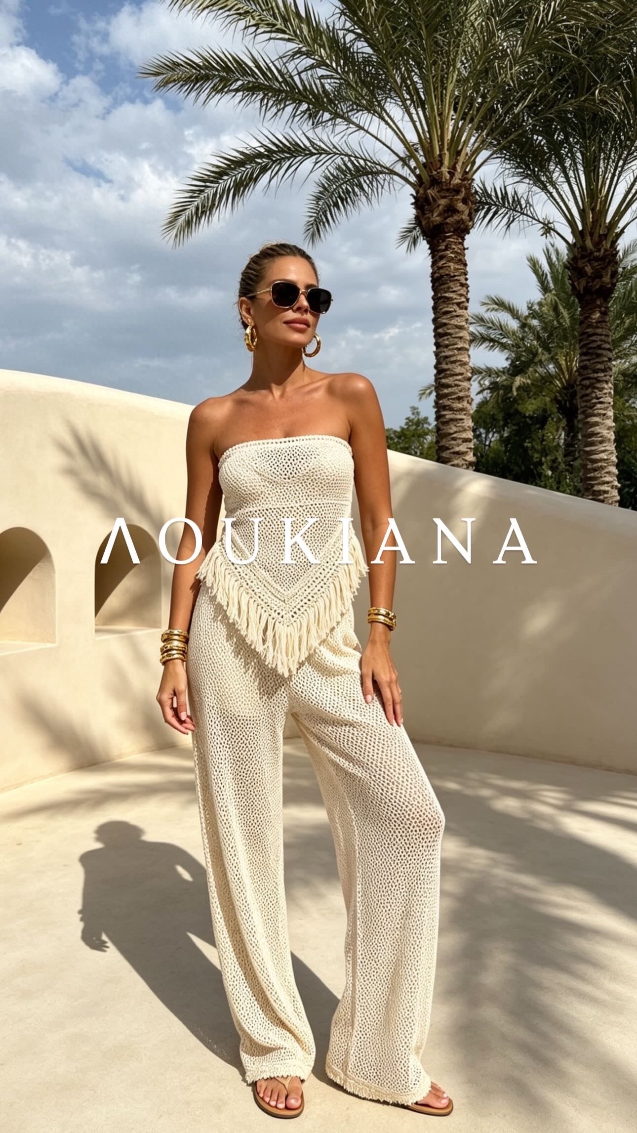 Strapless Set in White