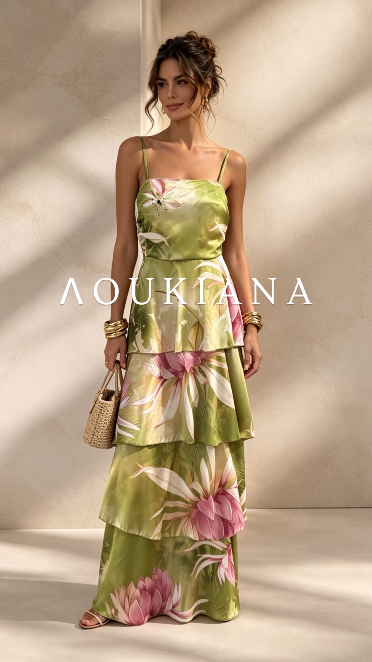 Floral Dress in Green