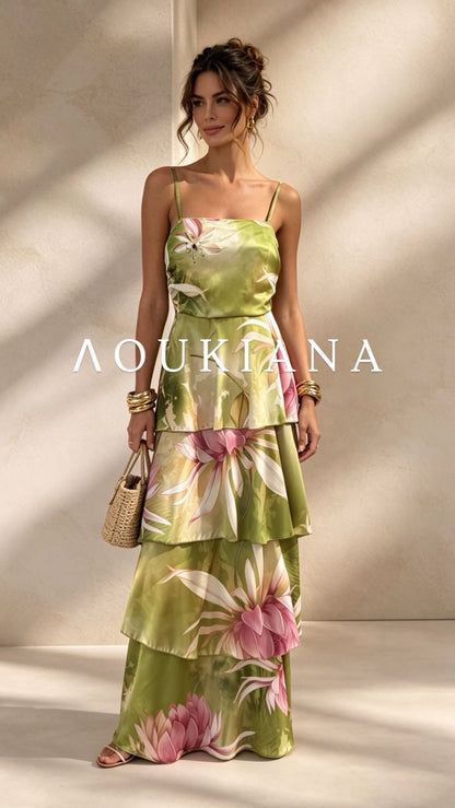 Floral Dress in Green