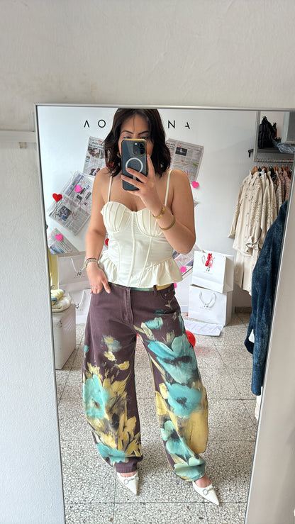 Spring Jeans in Brown