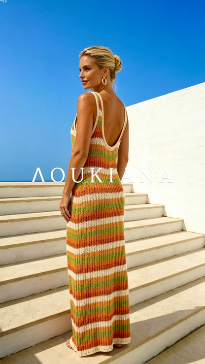 Knit Dress in Stripe