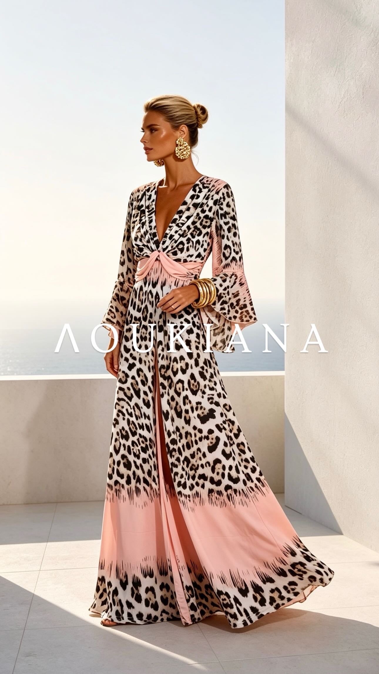 Maxi Dress in Animal Print